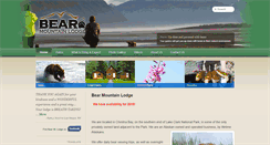 Desktop Screenshot of akbearmountainlodge.com